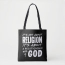 Search for statement tote bags Christian