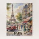 Search for vintage travel posters puzzles Paris