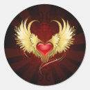 Search for red wings stickers Heart