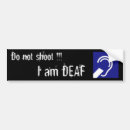 Search for deaf bumper stickers Driver