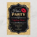 Search for red black hen party invitations Chic