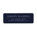 Search for blue and white return address labels Classic