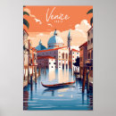 Search for venice italy vintage travel posters Illustration