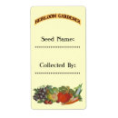 Search for seed labels Gardening