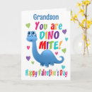 Search for for grandson valentines day cards Dinosaur