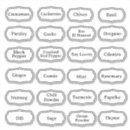 Search for herbs and spices stickers Vintage