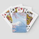 Search for cherry blossom playing cards Lake kawaguchi