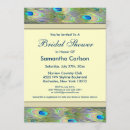 Search for elegant peacock bridal shower invitations Gold