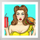 Search for kitchen pop art posters Colourful