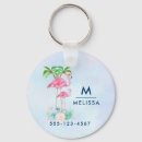 Search for flamingo key rings Tropical birds