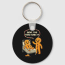 Search for a christmas greeting key rings Gingerbread