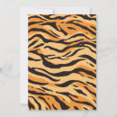 Search for tiger stripes invitations Safari