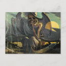 Search for vintage halloween postcards Creature