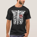 Search for adult skeleton mens tshirts Heart