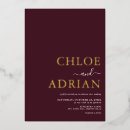 Search for elegant gold foil invitations Stylish