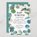 Search for baby in bloom invitations Rustic