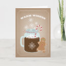 Search for marshmallow hot chocolate christmas cards Snow