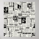 Search for newspaper background art Vintage