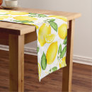 Search for lemon table runners Yellow green