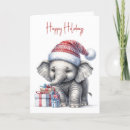 Search for elephant christmas cards Wildlife