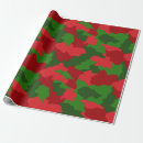 Search for christmas camouflage wrapping paper Green