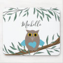 Search for blue owl mouse mats Cute