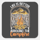 Search for forest fires stickers Camping