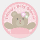 Search for cute bear cub stickers Pink