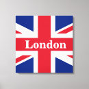 Search for london canvas prints Union jack