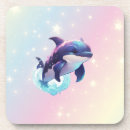 Search for whales coasters Killer whale