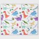 Search for dino wrapping paper Gender neutral