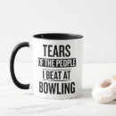 Search for bowling party mugs Bowler