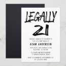 Search for legal birthday invitations Elegant