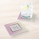 Search for marble monogram coasters Girly