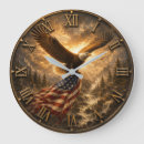 Search for patriotic clocks Rustic