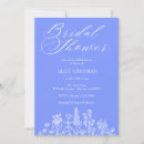 Search for periwinkle bridal shower invitations Dusty blue