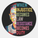 Search for resistance becomes duty stickers When injustice becomes