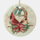 Search for cardinal christmas tree decorations Winter birds