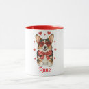 Search for corgi valentine mugs Dog