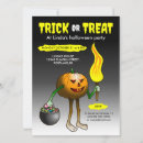 Search for pumpkin 7x5 invitations Trick or treat