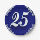 Search for 25th silver anniversary plates Birthday