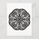 Search for square mandala postcards Zen doodle style