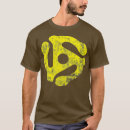 Search for 45 record adapter tshirts Music lover