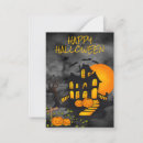 Search for haunted house halloween cards Spooky