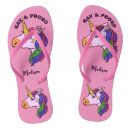 Search for rainbow unicorn flipflops Colourful
