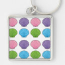 Search for seashell key rings Pearl