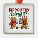 Search for funny nurse christmas tree decorations Gingerbread man