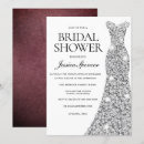 Search for velvet bridal shower invitations Elegant