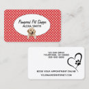 Search for polka dot business cards Heart