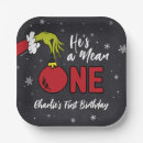 Search for grinch plates Kids birthday